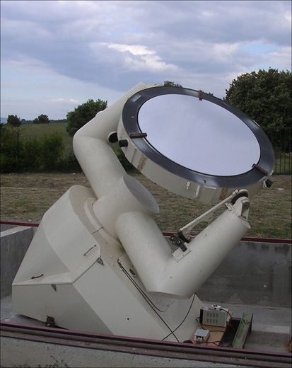 Sidérostat polaire du Centre d’Astronomie de Saint Michel l’Observatoire