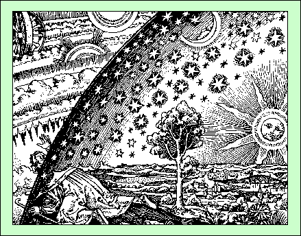 Le système de l’Univers, dessin du Moyen-Age