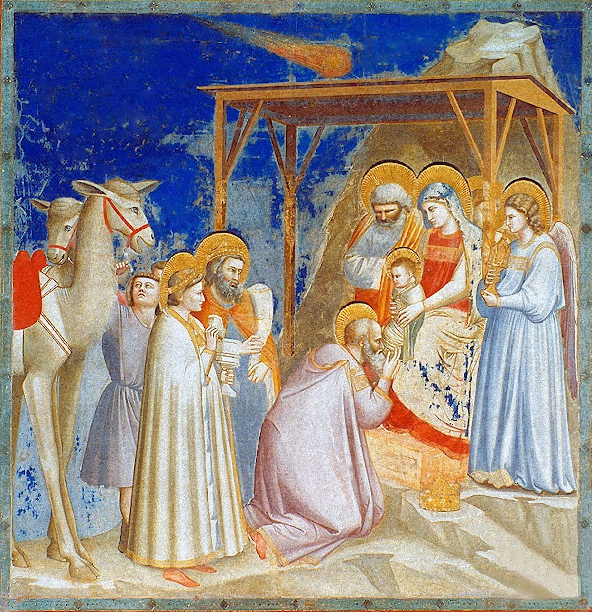 L’adoration des mages, Giotto di Bondone